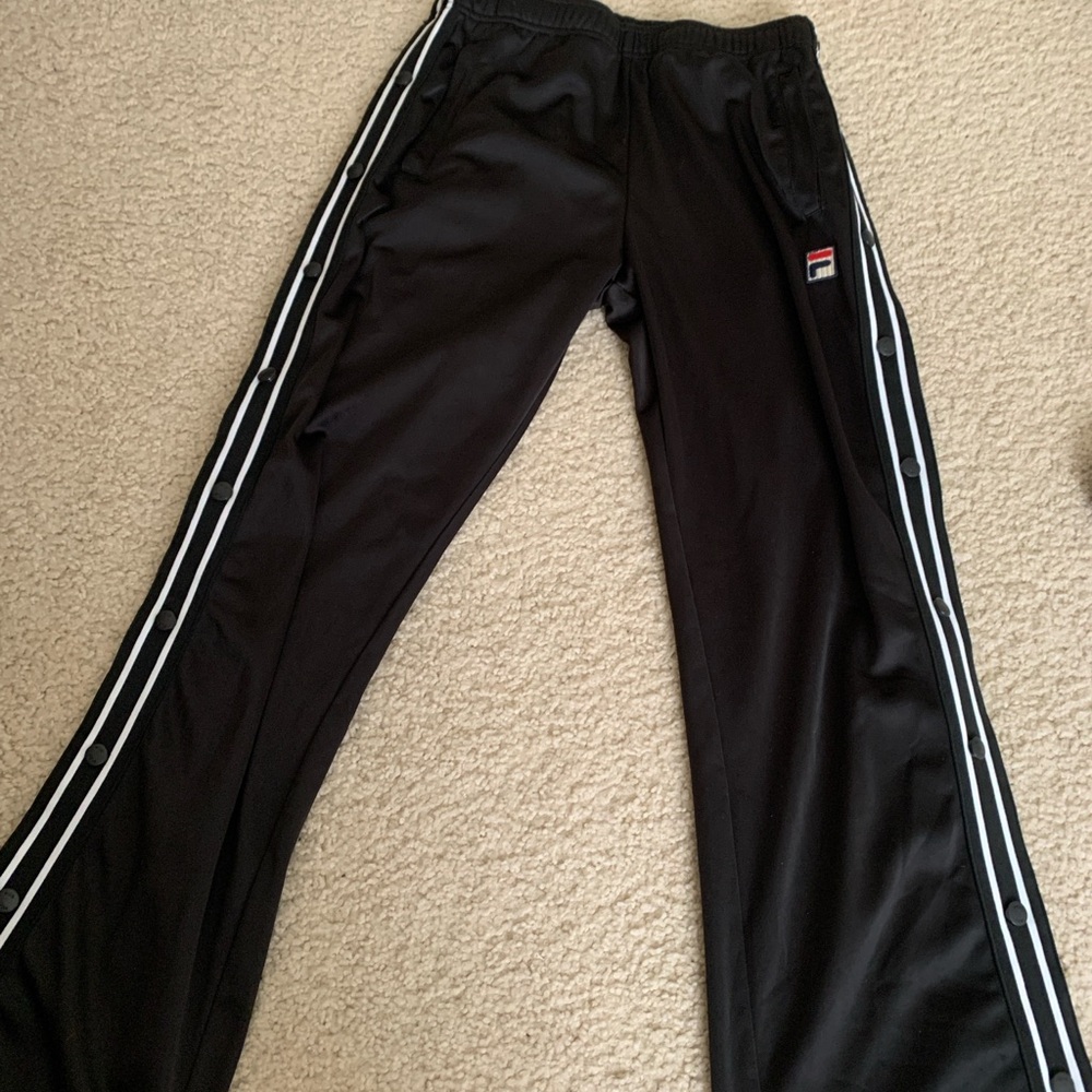 Fila Black Track Pants